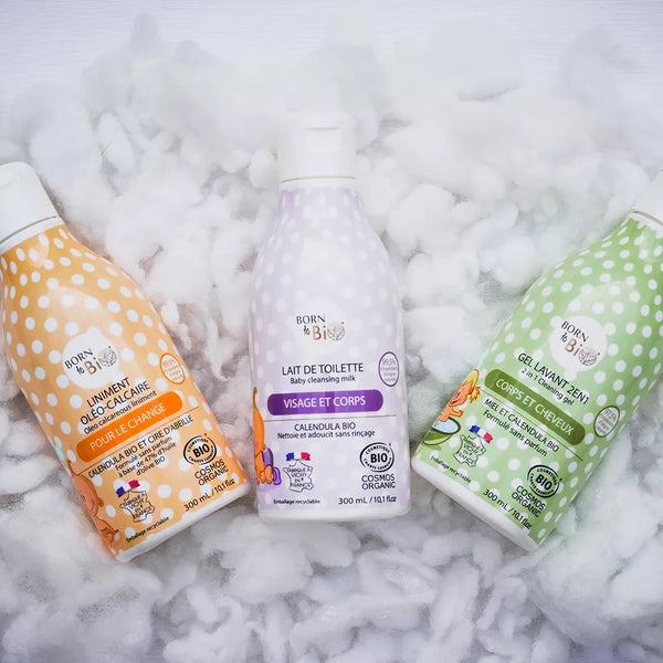 Lait de Toilette pour Bébé - Certifié bio